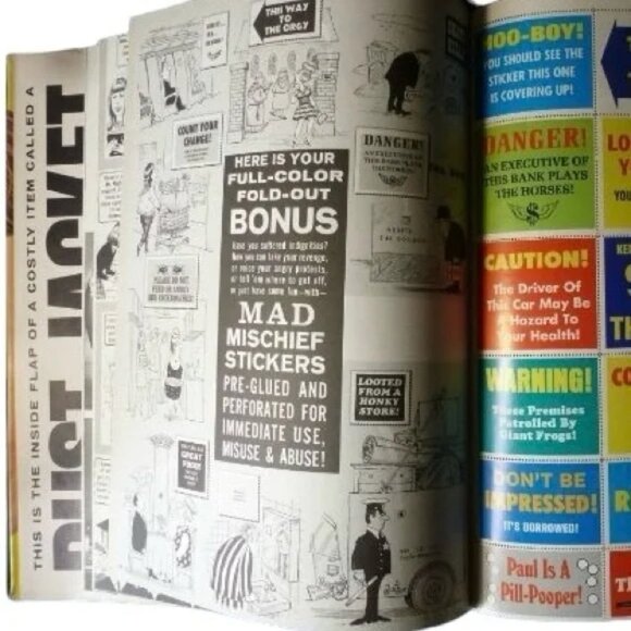 HTF! THE RIDICULOUSLY EXPENSIVE MAD by Gaines and Feldstein 1969 Hardback Book - Picture 12 of 16